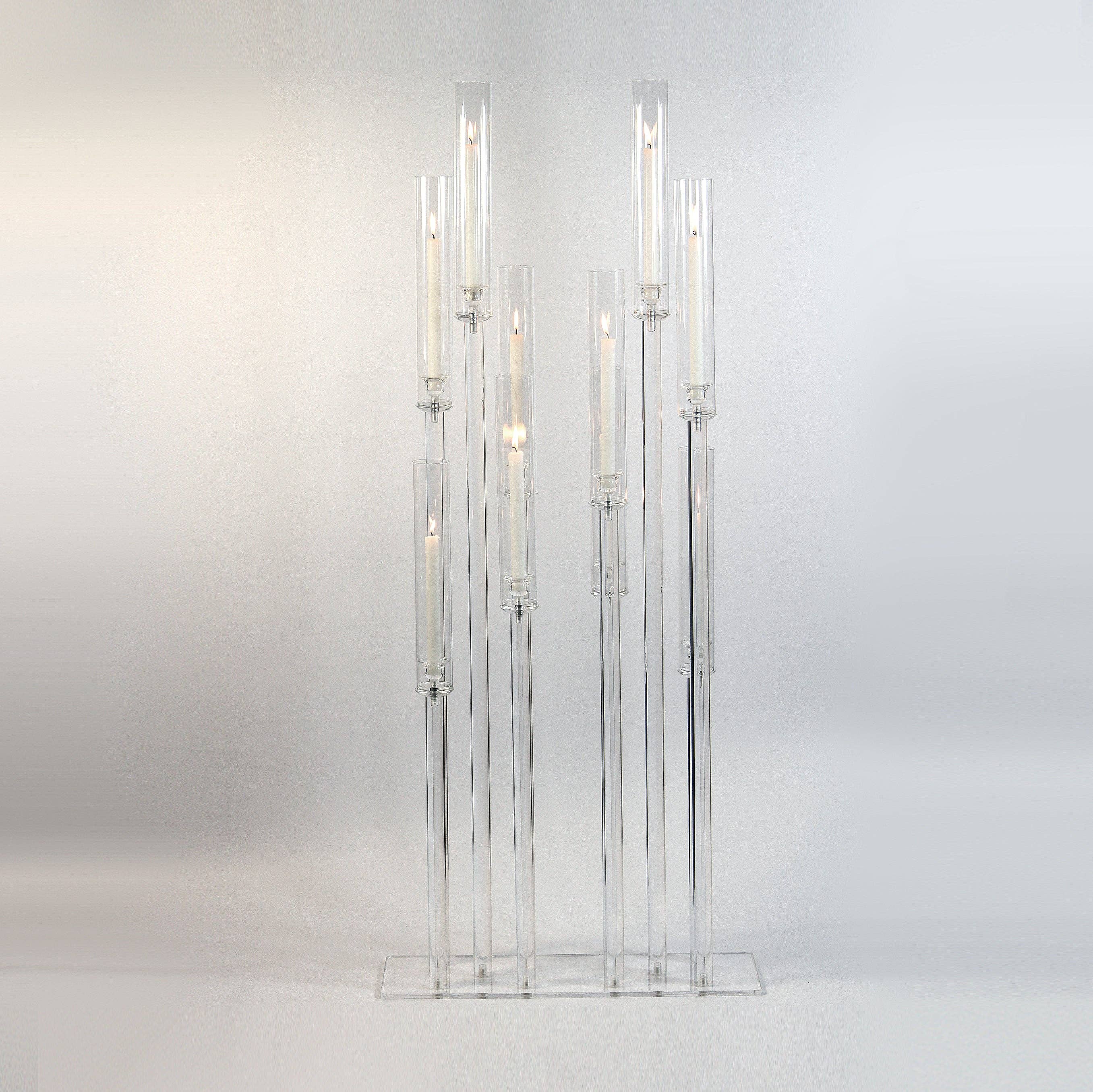 Diamond Glow Acrylic Candelabra | Twelve Thirty Four