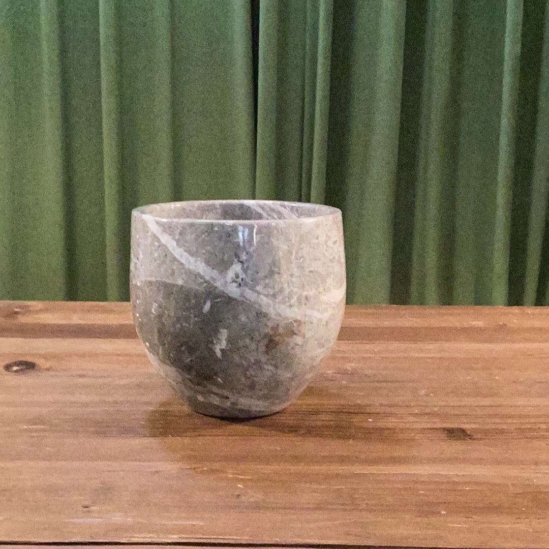 Medium Gray Marble Vessel | Twelve Thirty Four