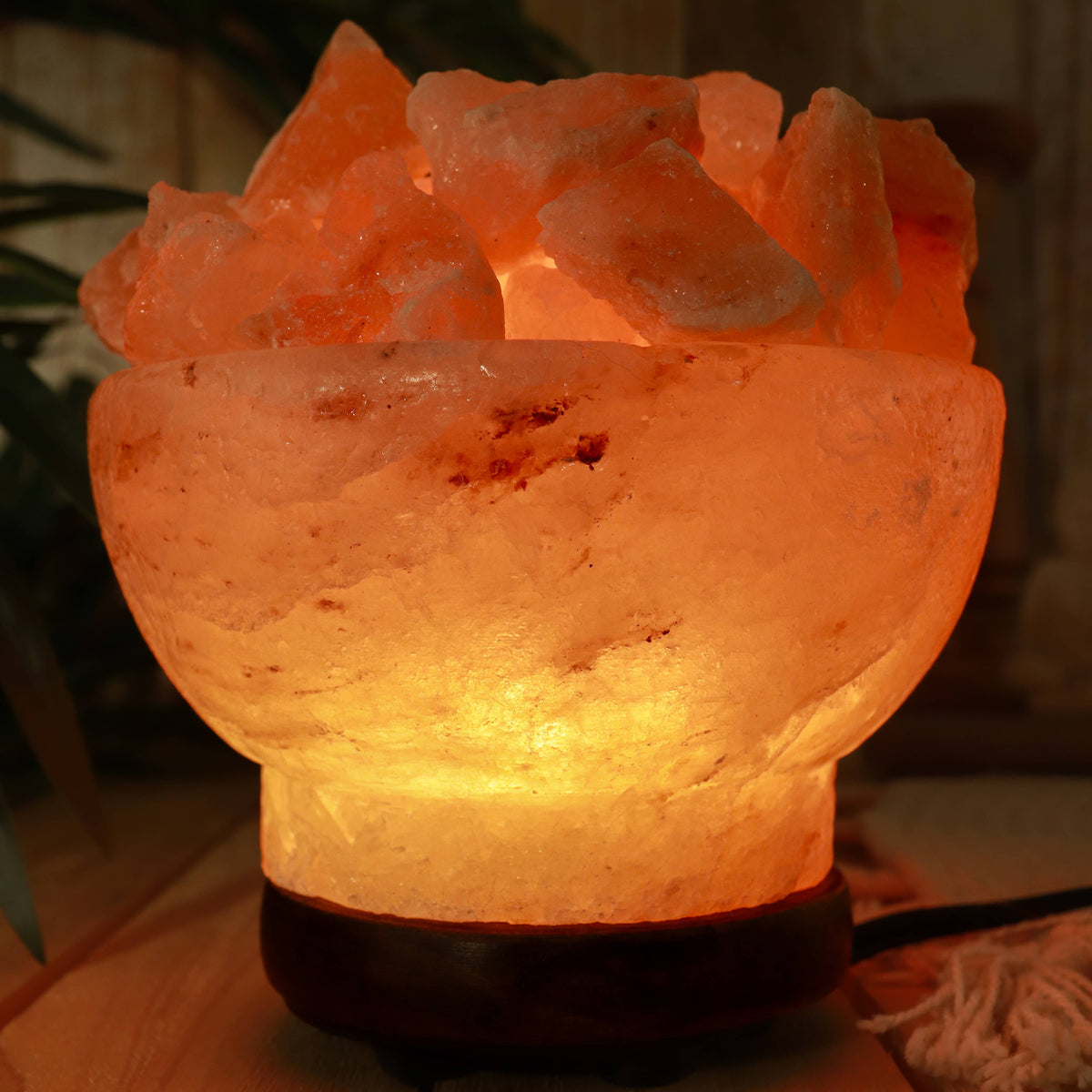 Himalayan Salt Bowl of Fire Lamp