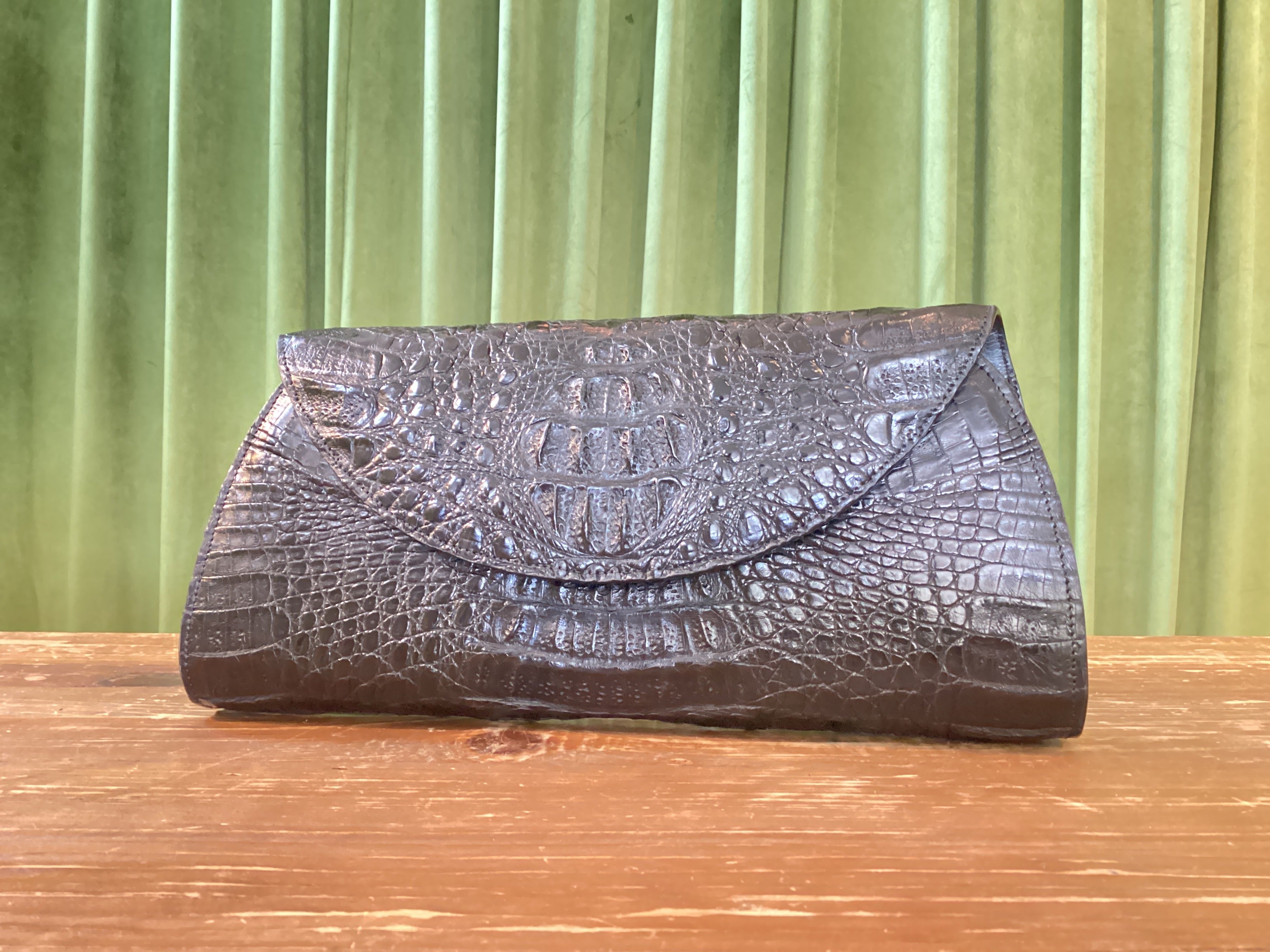 XL crocodile clutch | Twelve Thirty Four