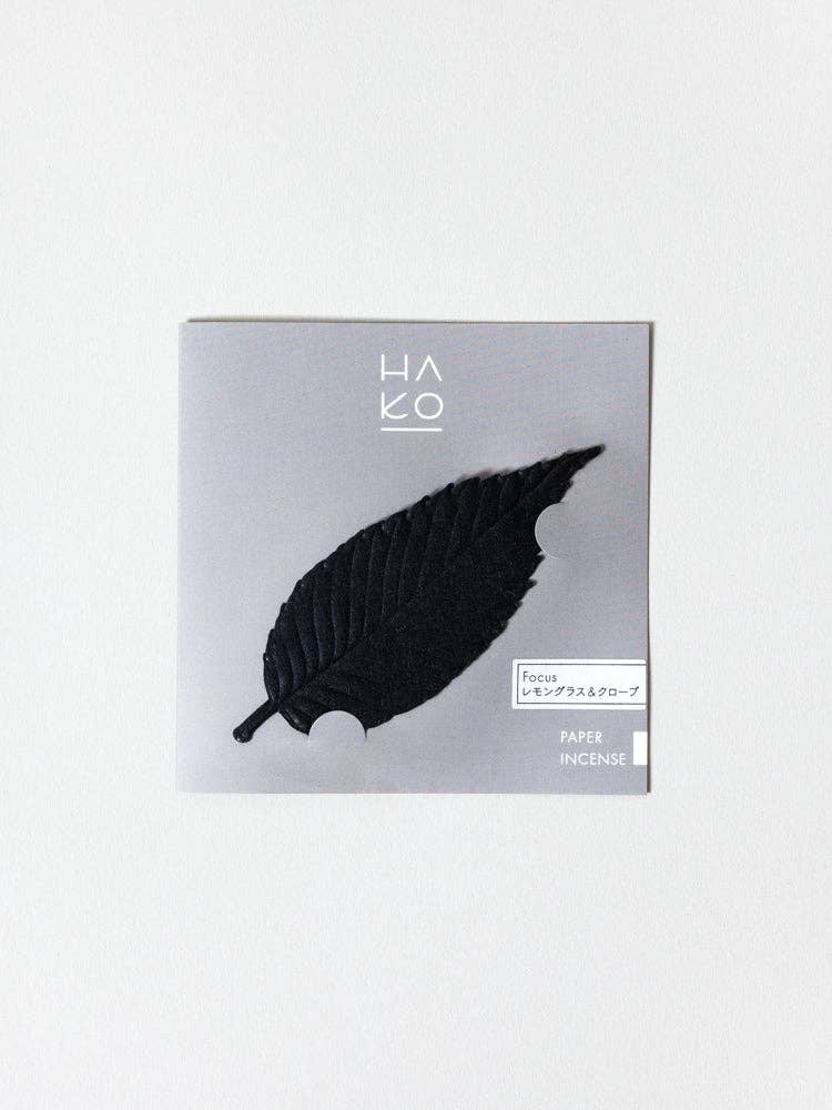 HA KO Paper Incense - Black - No. 2 Focus | Twelve Thirty Four