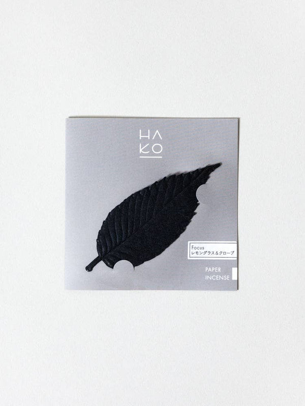 HA KO Paper Incense - Black - No. 2 Focus | Twelve Thirty Four