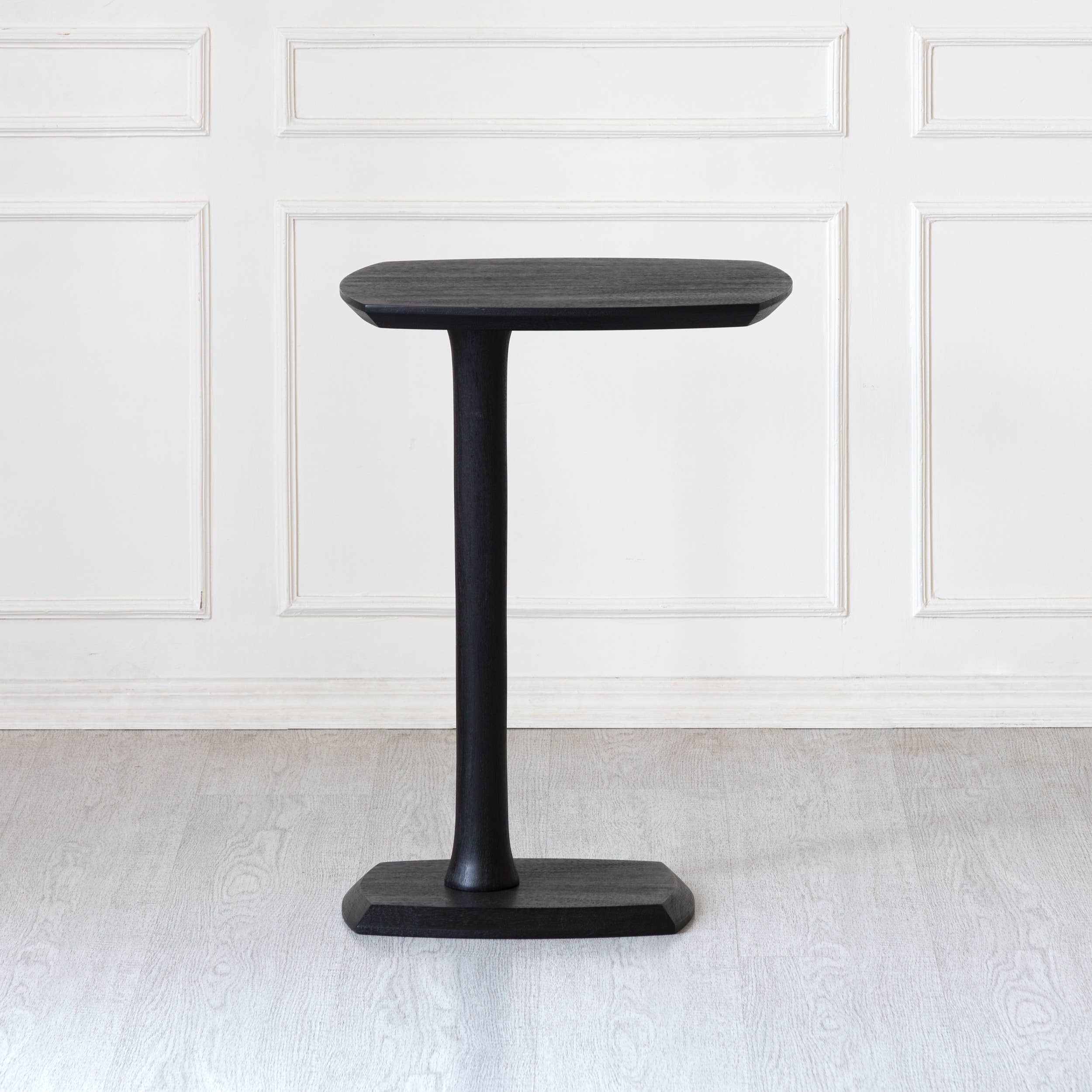 Ellis Solid Wood C Shaped Sofa Side End Table | Twelve Thirty Four