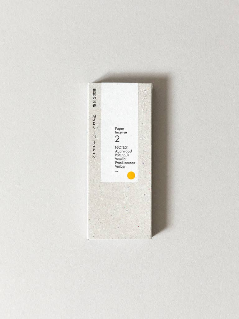 Washi Paper Incense Strips - #2 Elegant Agarwood | Twelve Thirty Four