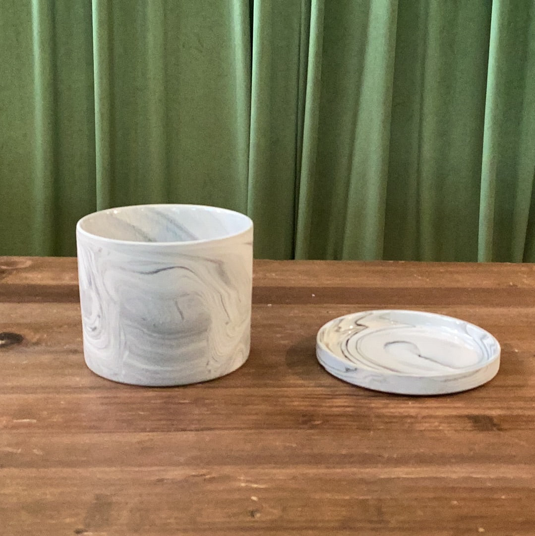 Marbleized porcelain pot | Twelve Thirty Four