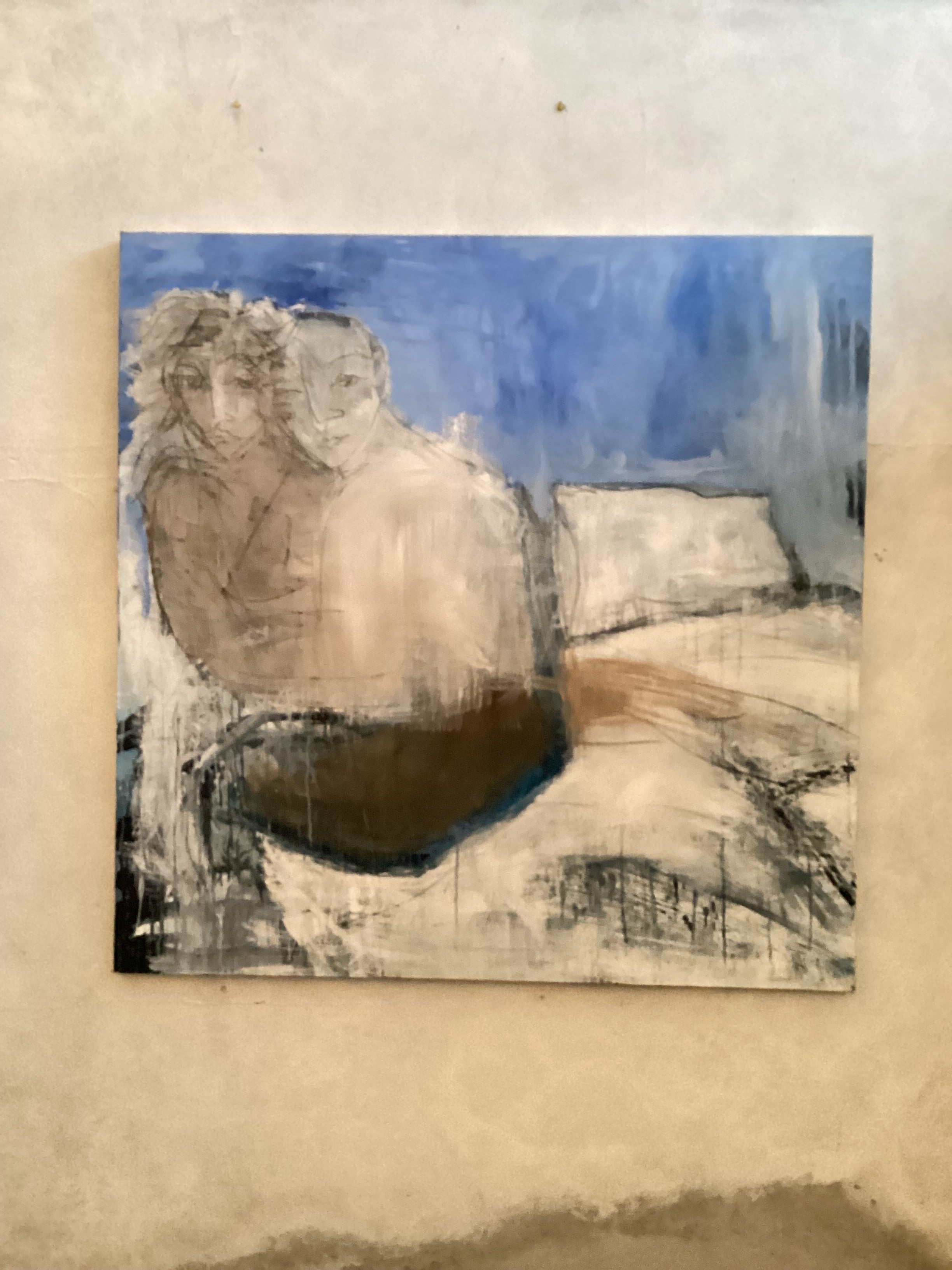The two in blue Zach Wade — original artwork | Twelve Thirty Four