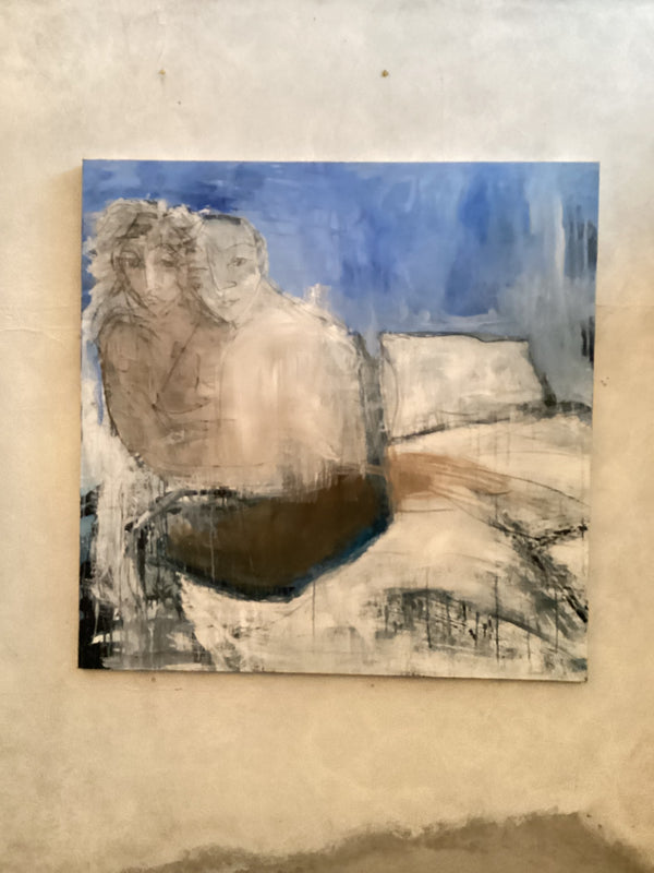 The two in blue Zach Wade — original artwork | Twelve Thirty Four