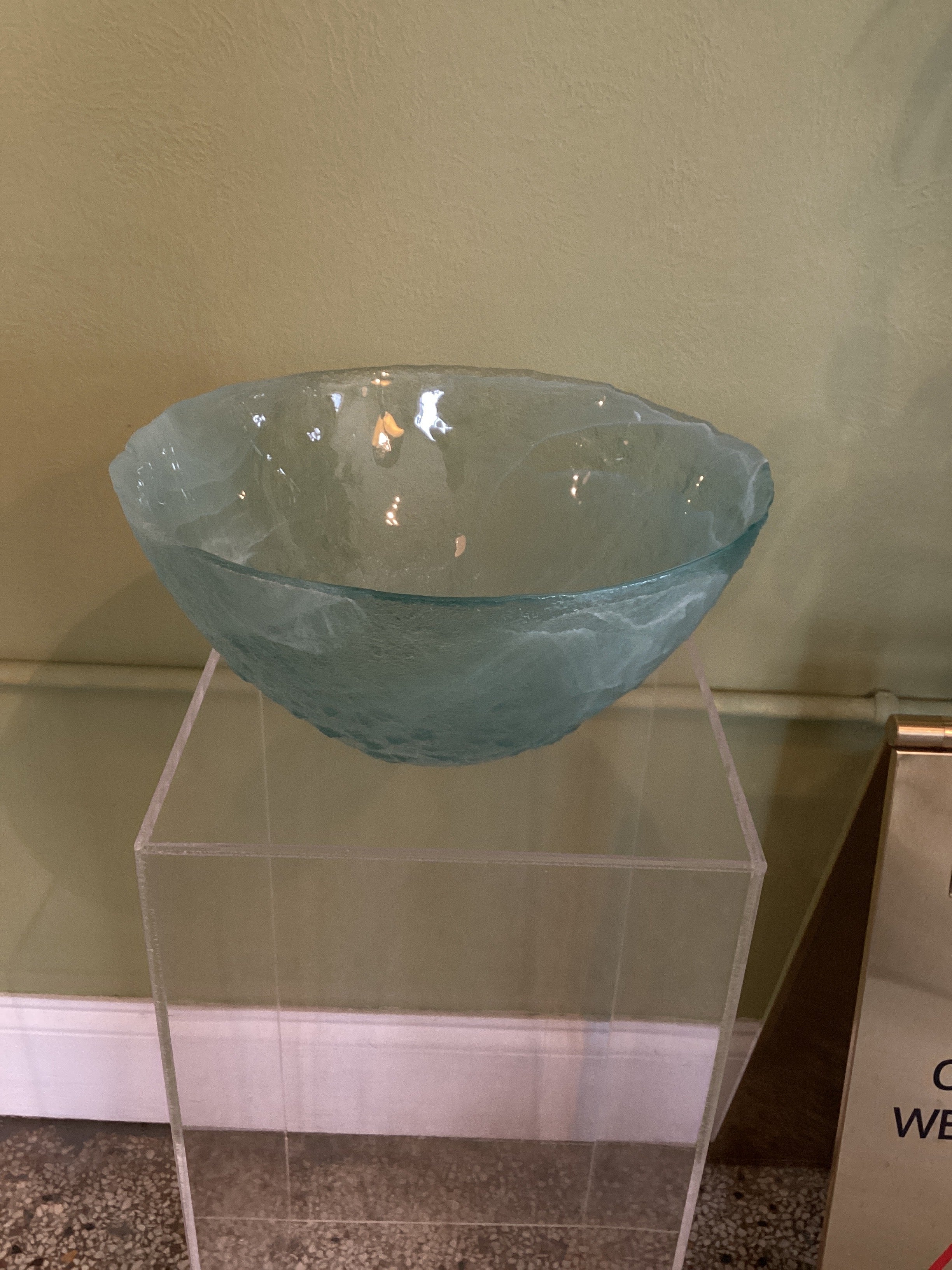 Vintage light green bowl
