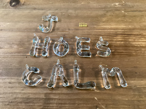 Flair Goods BUBBLE LETTER PENDANT — artisan jewelry | Twelve Thirty Four