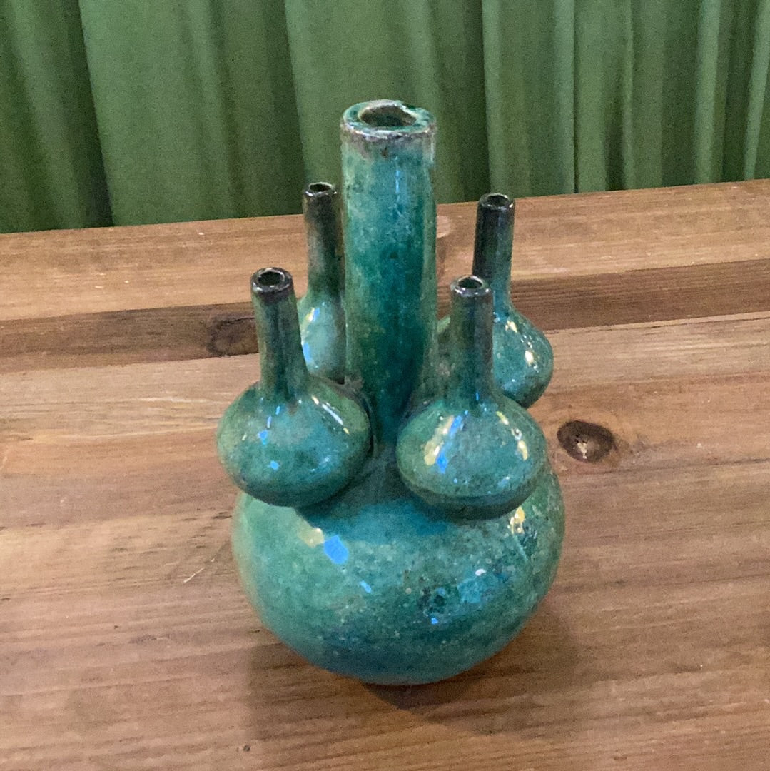 Speckled Green Five Globe Vase | Twelve Thirty Four