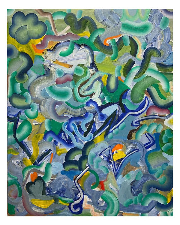 Peter Augustus Gallery - Hiroaki Onuma - Sunny Blue, 2022 — original artwork | Twelve Thirty Four
