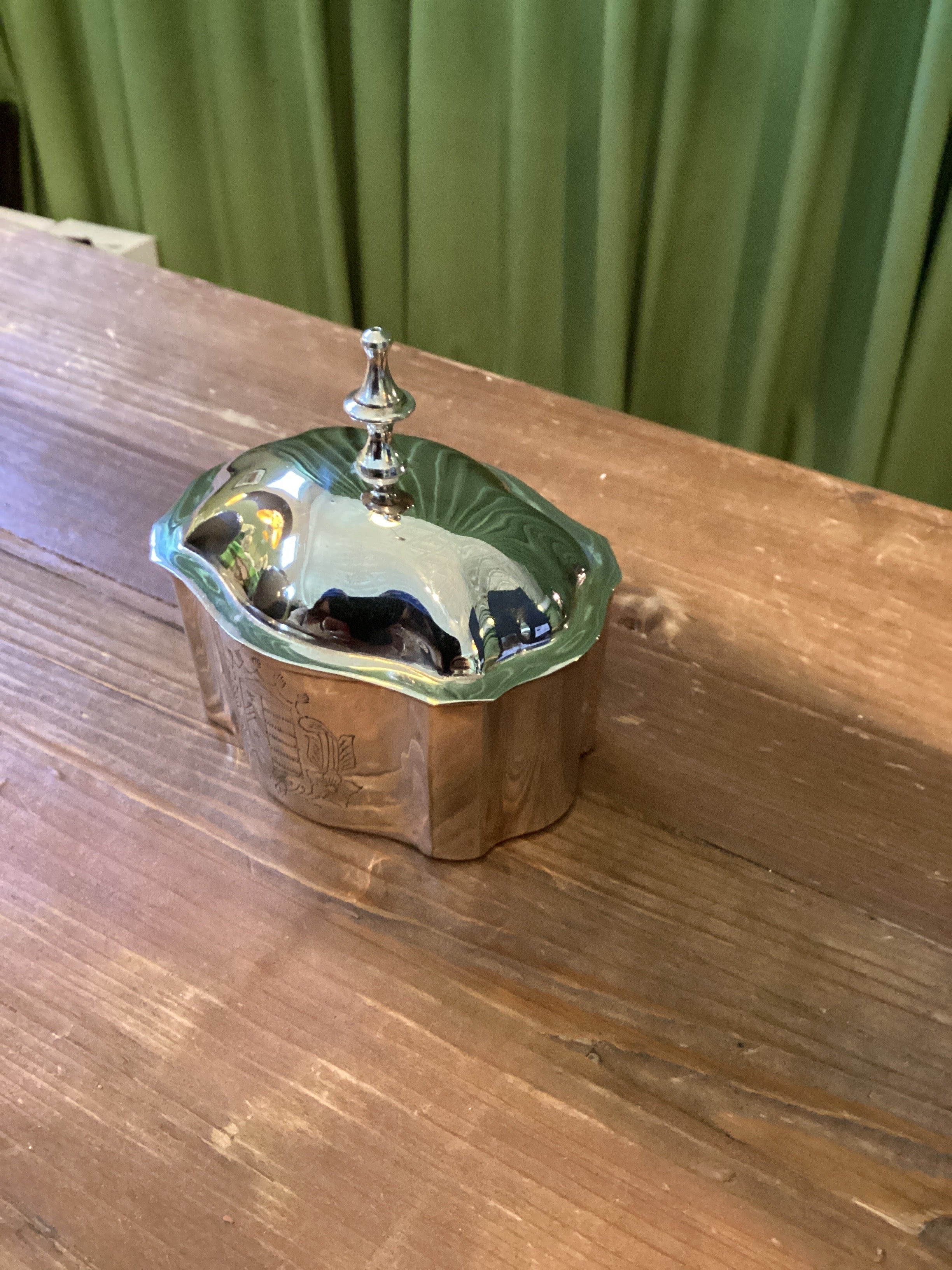 Vintage Silver Container