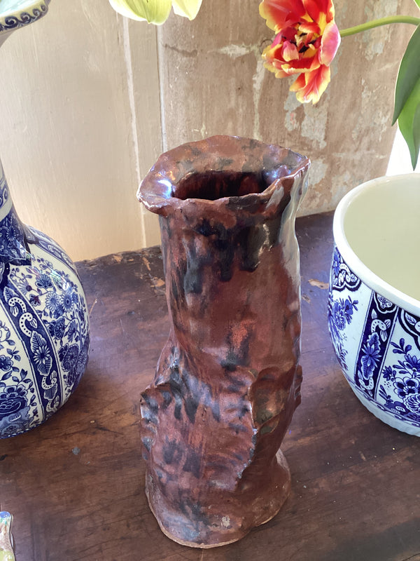 Vintage brown Vase | Twelve Thirty Four