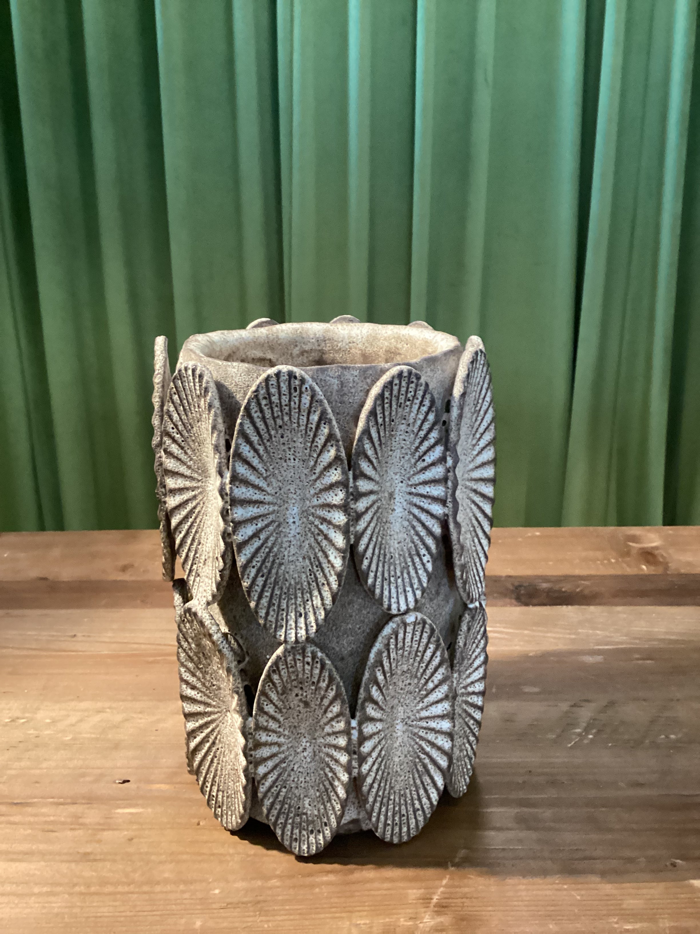 Giselle Hicks Vase with Oval Cameos — handmade ceramic | Twelve Thirty Four