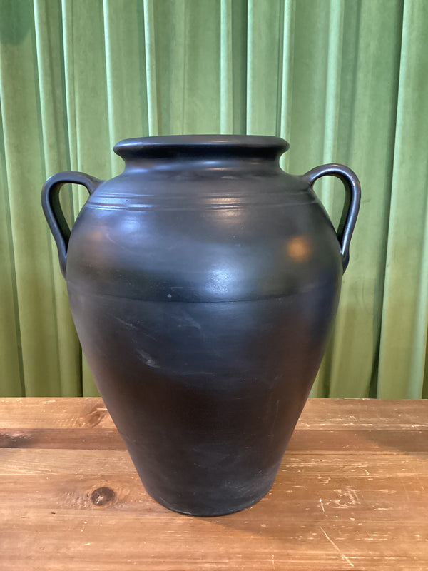 Black Pottery Vase | Twelve Thirty Four