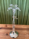 Glass Flower/Metal Base | Twelve Thirty Four