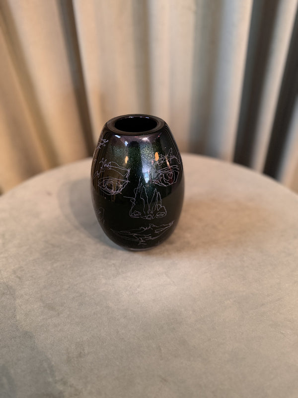 Engraved Green Adventurine Vessel
