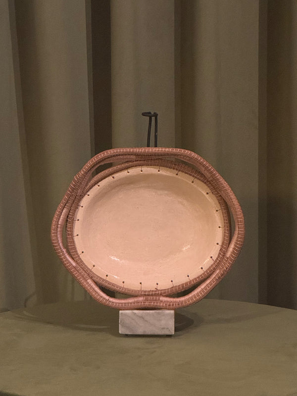 Handmade Ceramic Thread Bowl, Large