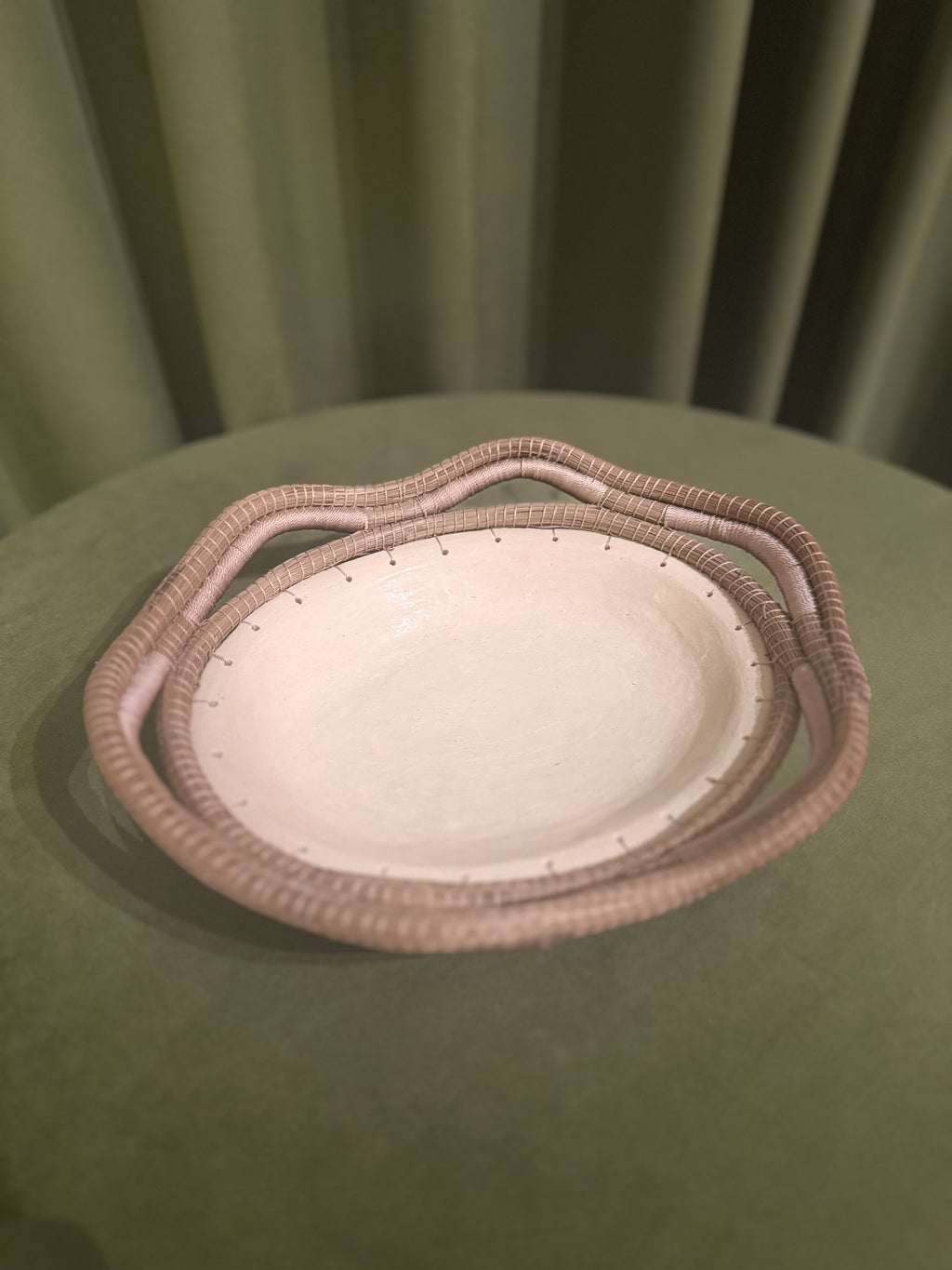 Handmade Ceramic Thread Bowl, Large