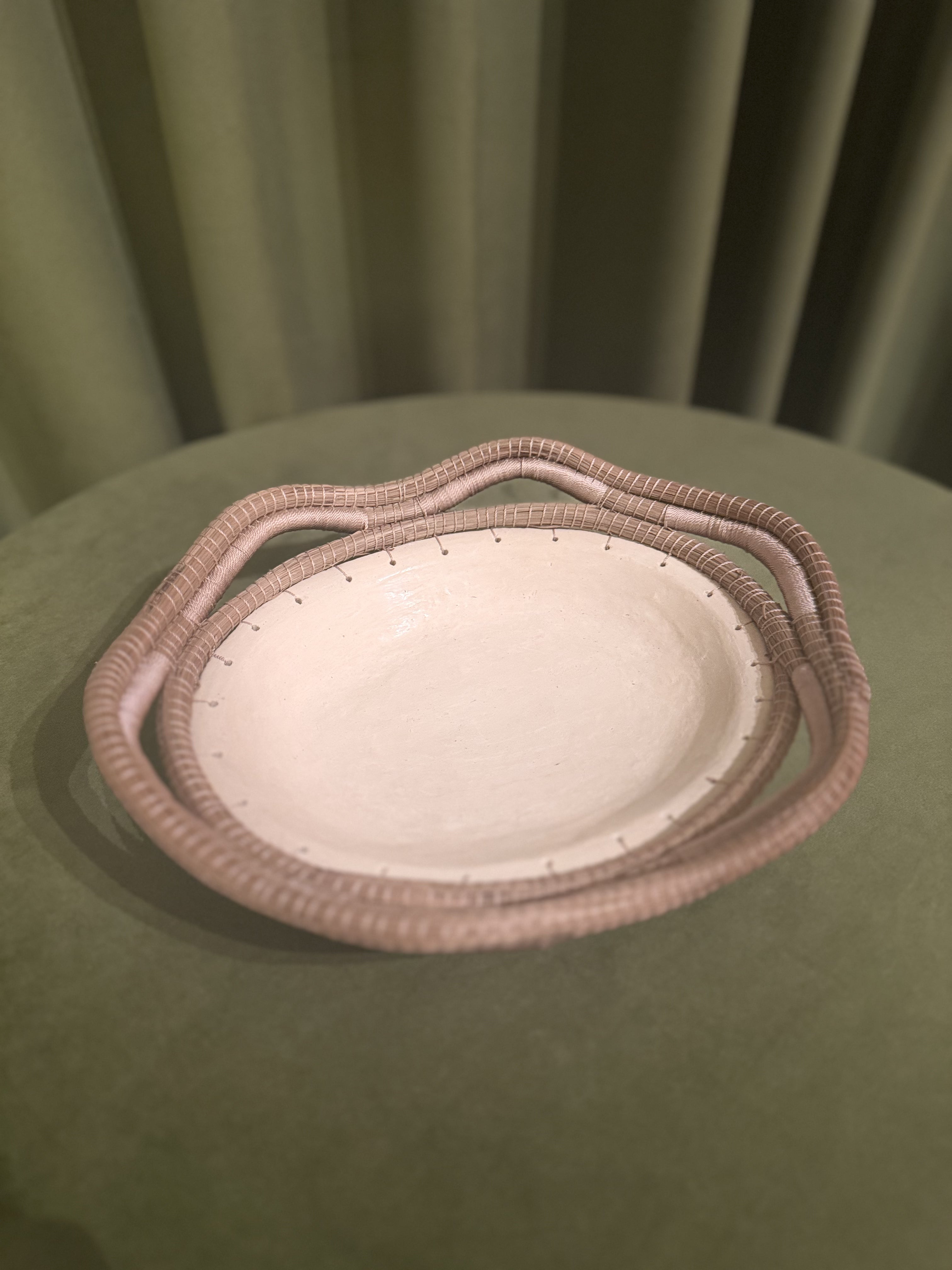 Handmade Ceramic Thread Bowl, Large