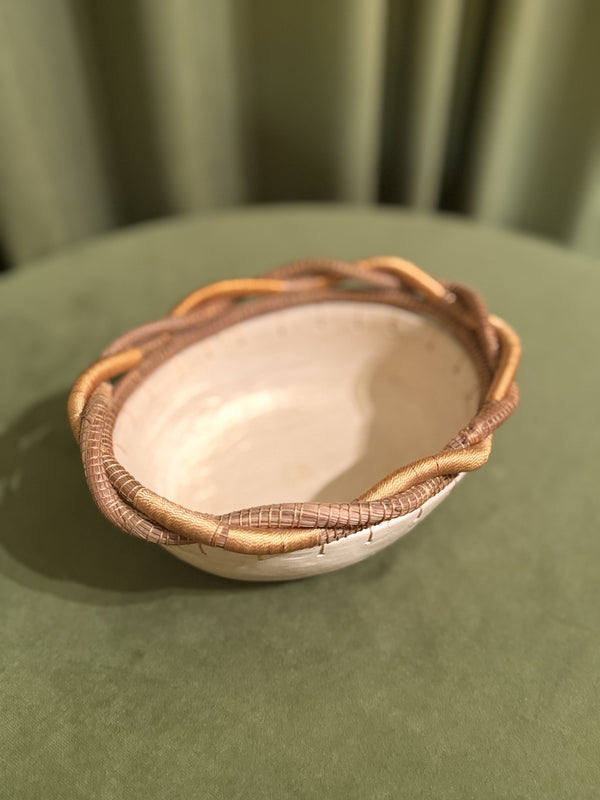 Handmade Ceramic Thread Bowl, Small