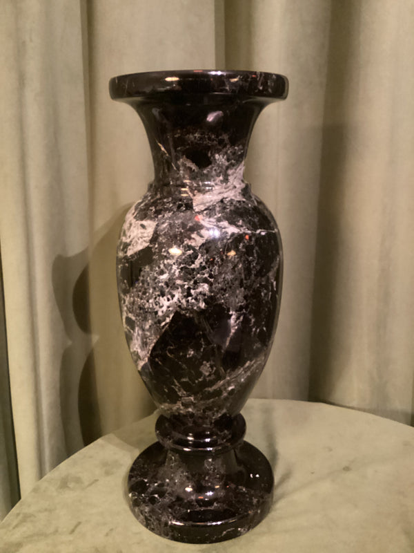 Black Marble Vase, Large