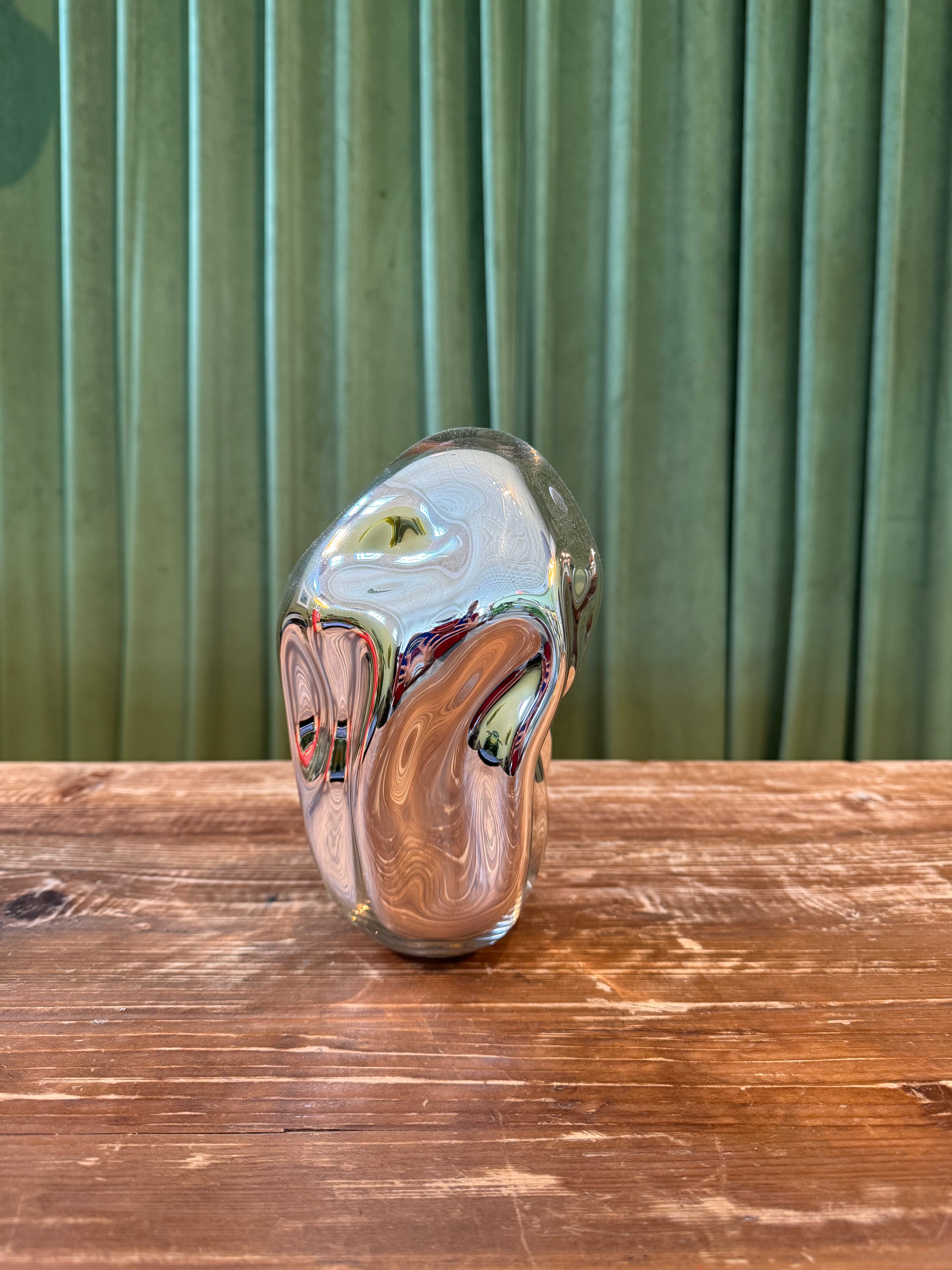 Simon Waranch Smushed Silver Wiggle — original artwork | Twelve Thirty Four