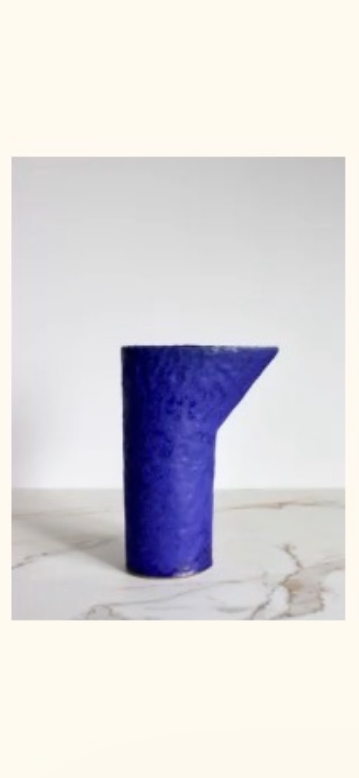 Giselle Hicks Cobalt Blue Pitcher Vase