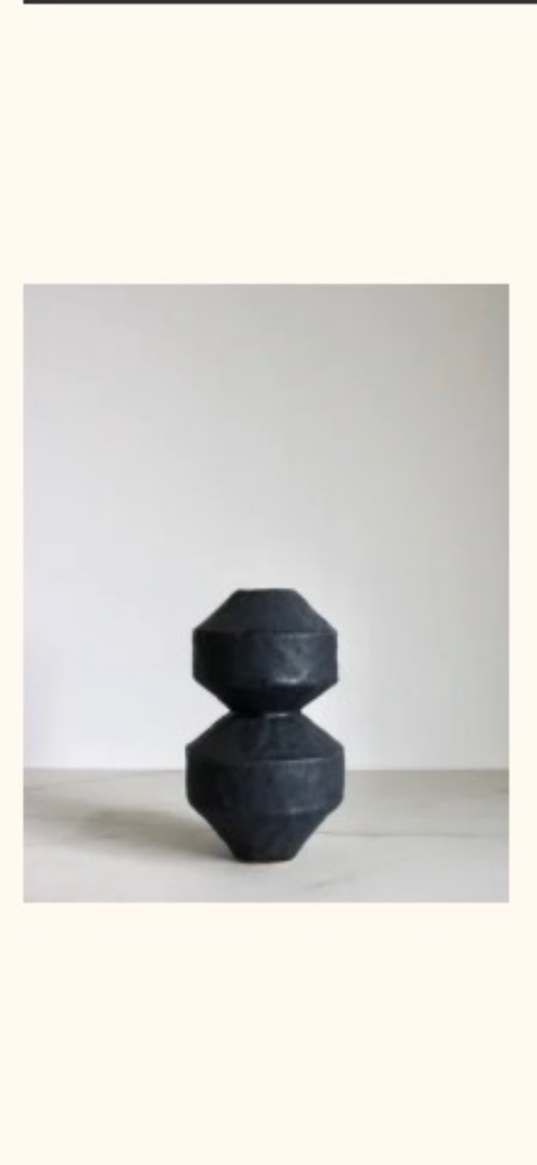 Giselle Hicks Coal Black Geometric Stack