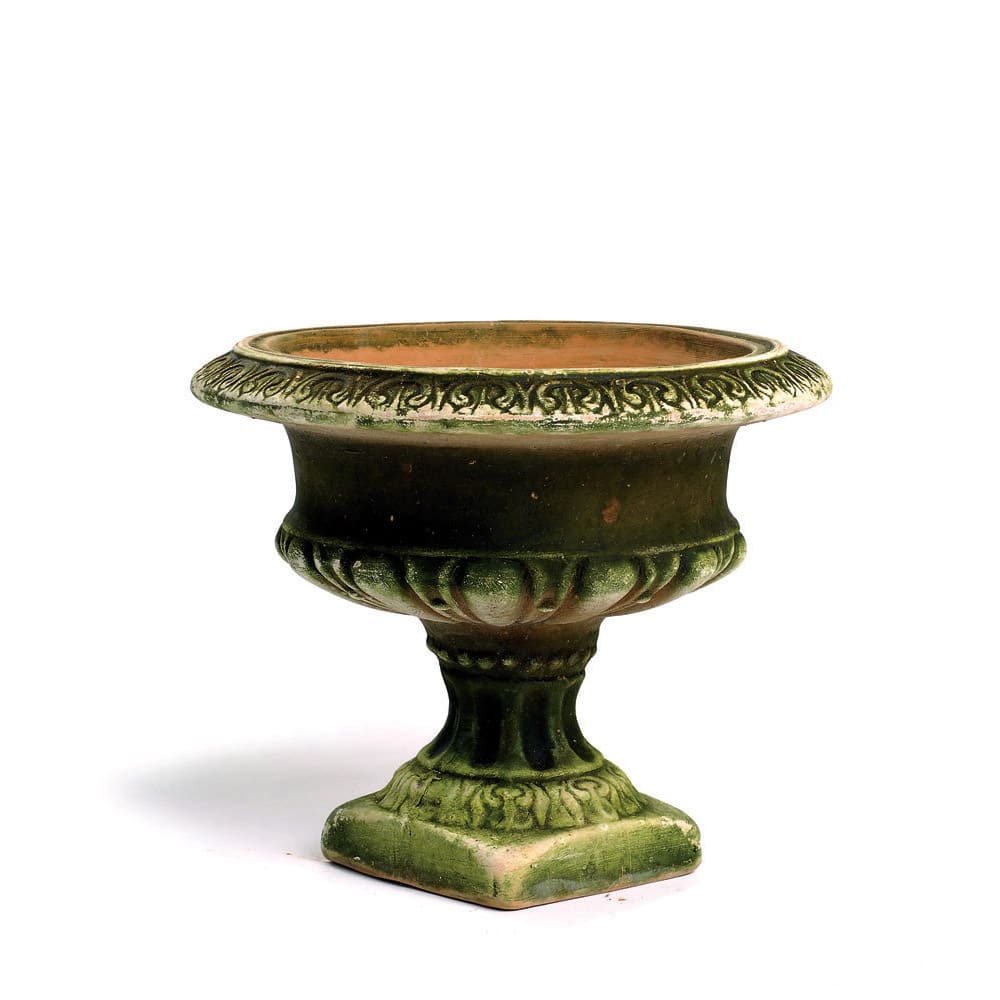 Campo De’ Fiori Aged Terra Cotta Romantic Urn