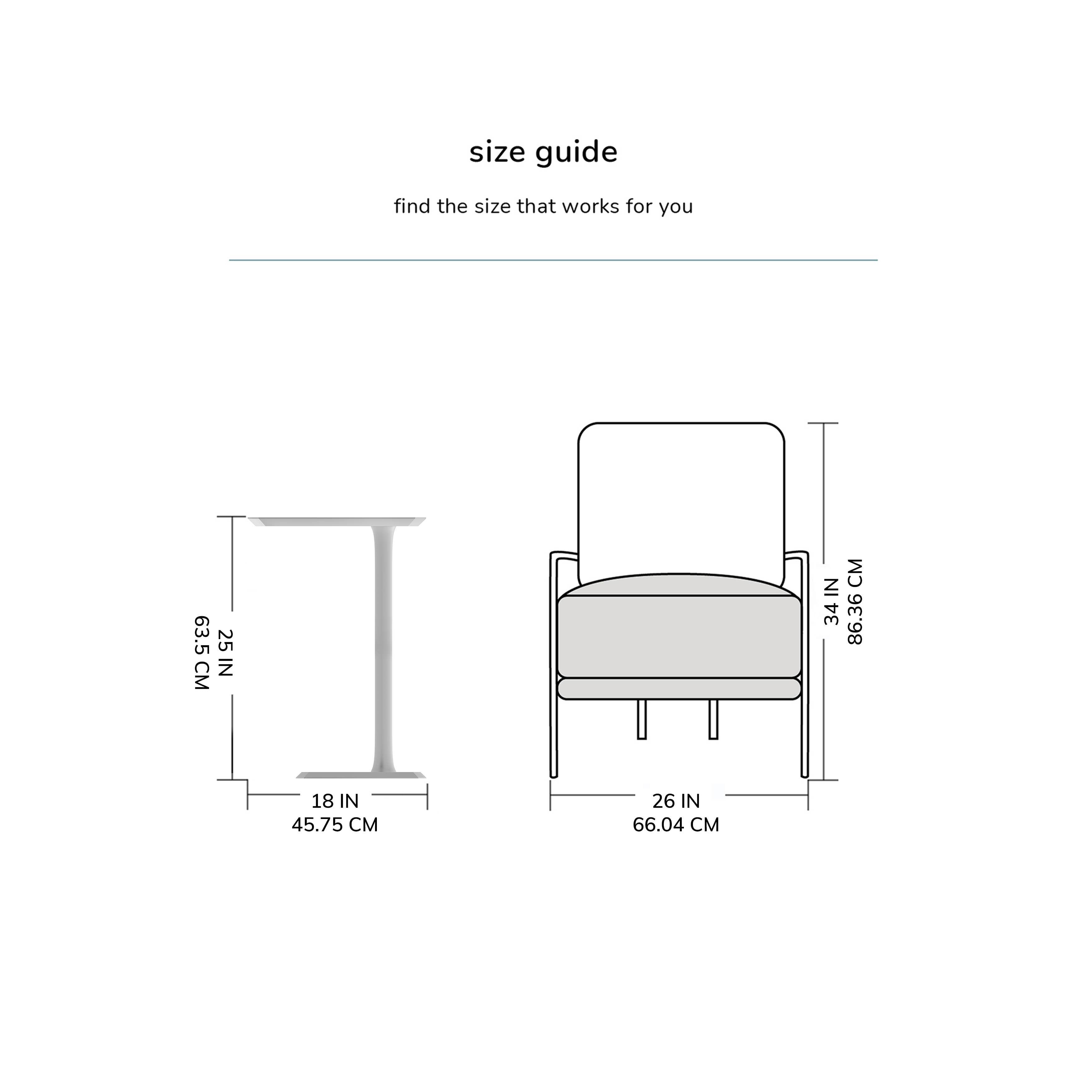 Ellis Solid Wood C Shaped Sofa Side End Table | Twelve Thirty Four