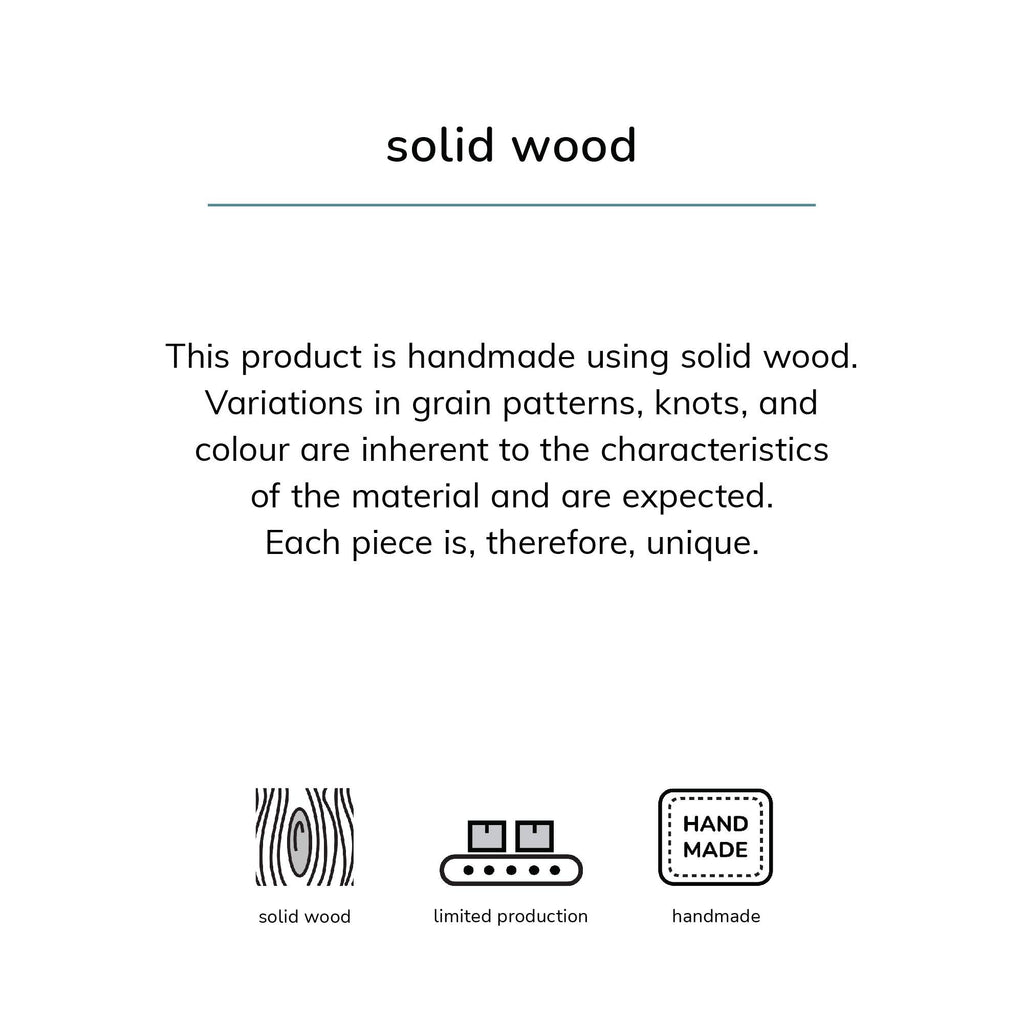 Ellis Solid Wood C Shaped Sofa Side End Table | Twelve Thirty Four