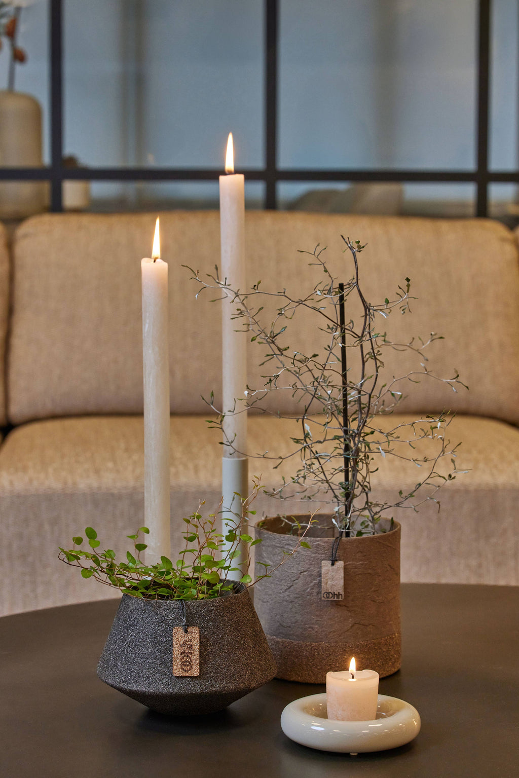 Wood'z Edge pot, Taupe | Twelve Thirty Four