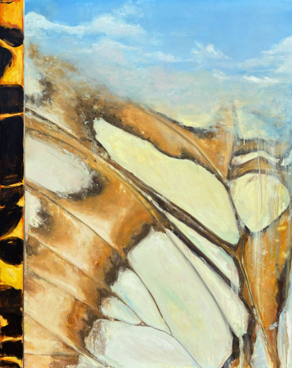 Particles of Flight I and II (Diptych) by Zarina Karapetyan