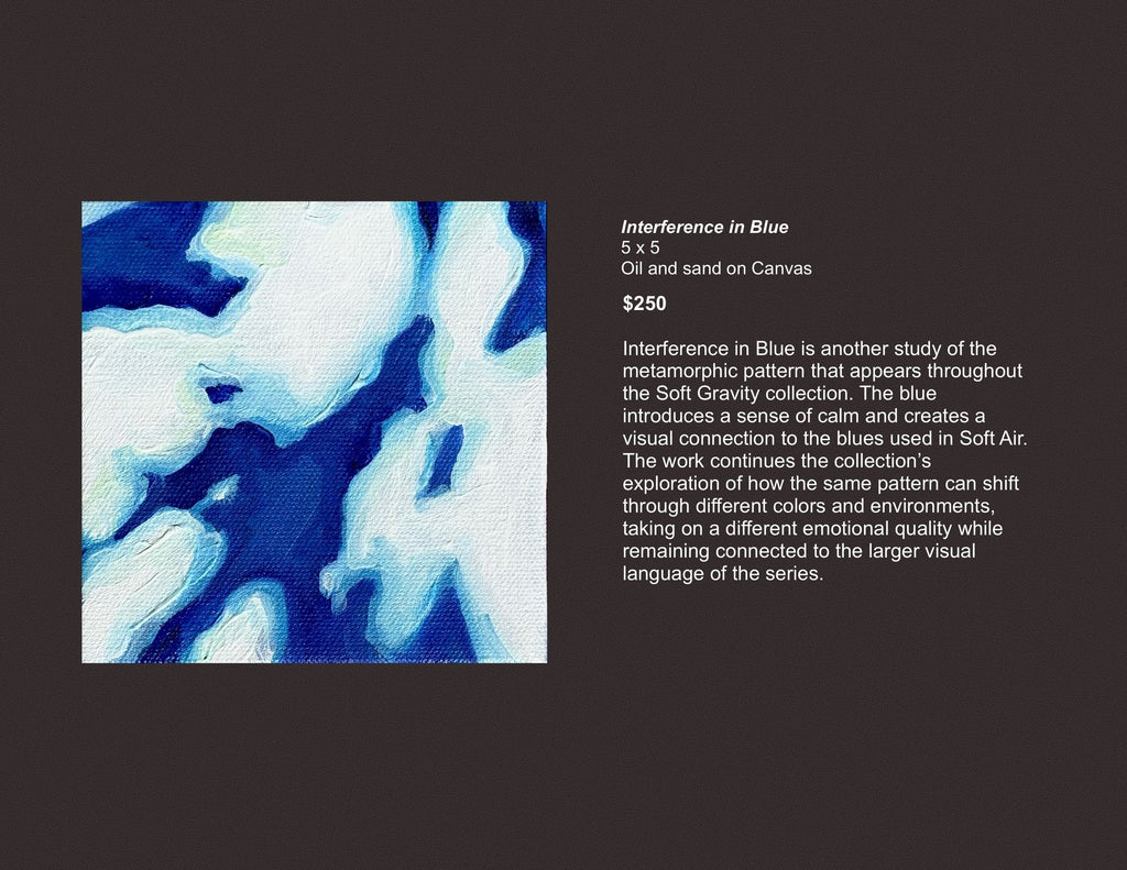 Interference in Blue by Zarina Karapetyan, catalogue page