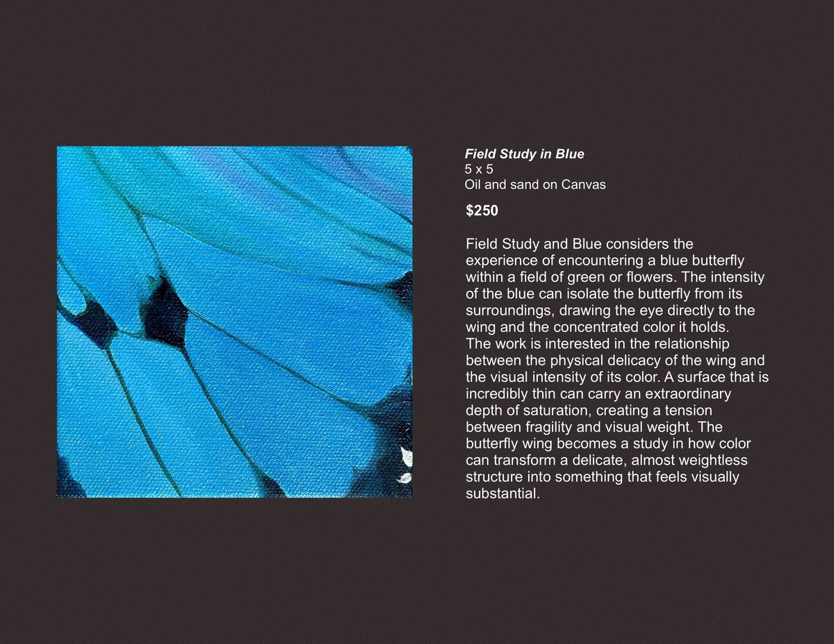 Field Study in Blue by Zarina Karapetyan, catalogue page